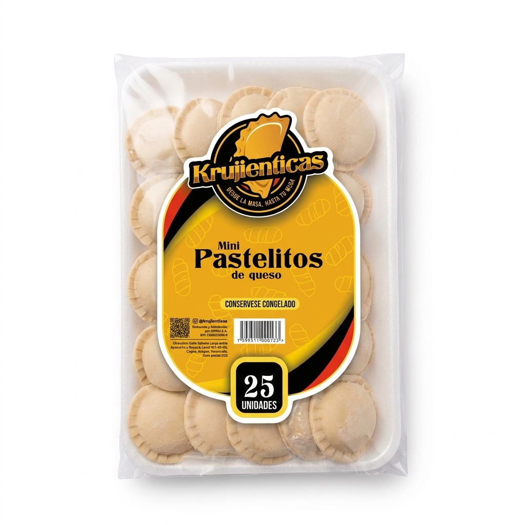 Mini Pastelitos de Queso Krujienticas 25 unidades