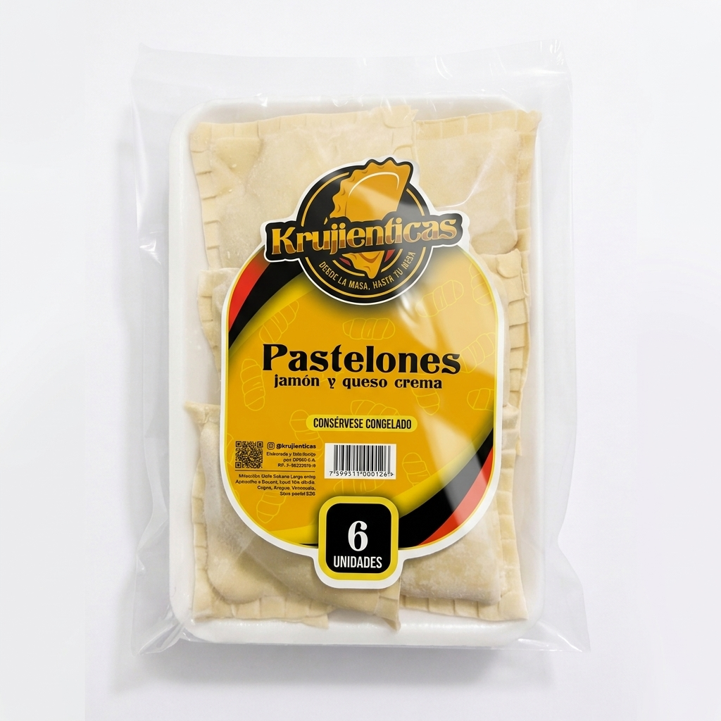 Pastelon Jamón y Queso Crema Krujienticas